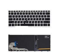 YANLUOZ Russian Backlit Laptop keyboard For HP for Elitebook 730 G5 735 830 836 G6 L07666-001 L13697-071 L15500-251 Laptop parts(RU Silver Backligh)