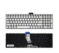 YANLUOZ Russian Keyboard For HP for Pavilion for 15-AB -ae -AS 15 for AW for AK -BC 15-BK 17-AB For Envy for 17-N Laptop Laptop parts(US Silvery Backlit)