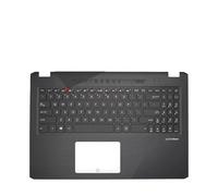 YANLUOZ Russian Spanish Brazil Backlit Keyboards for for VivoBook 15 X570 X570UD K570UD K570ZD M570DD 560bbr00 5602BR00 Laptop parts(US Black-C Backligh)