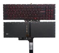 YANLUOZ Russian/US/UK/Spanish laptop keyboard For MSI GF75 for Thin 8RC 9RD 9SC 9SE MS-17F1 MS-17F2-17F3-1791-1792-1793-1795-1796-1799 Laptop parts(SP Red backlit)
