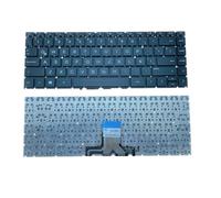YANLUOZ SP LA AR BR PT TW Backlit Keyboard For HP for Pavilion X360 14-CD 14-CE 14-CM 14-DA 14-DK 14-CK 14-CC 14M-CD 14-DQ 14T-CD Laptop parts(LA NoBacklit Black)