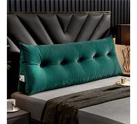 Yanman Luxury Headboard Pillow, Large Wedge Back Lumber Support Positioning Pillow with Pocket for Bed Sofa Tatami, Washable Daybed Triangle Bolster Cushion