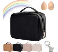 Yanmide 2024 New Consultation Four Bag - Toiletry Cosmetic Bag Consulbefor, Multi-Compartment Toiletry Cosmetic Bag - Consulbefor, PU Leather Portable Storage Bag, PU Leather Large Capacity & Portable