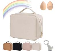 Yanmide 2024 New Consultation Four Bag - Toiletry Cosmetic Bag Consulbefor, Multi-Compartment Toiletry Cosmetic Bag - Consulbefor, PU Leather Portable Storage Bag, PU Leather Large Capacity & Portable