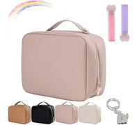 Yanmide Multi-Compartment Toiletry Cosmetic Bag Toiletry Cosmetic Bag Consulbefor Pu Leather Carrying Storage Bag Consulbefor Bag PU Leather Large Capacity & Carry, 1 x A