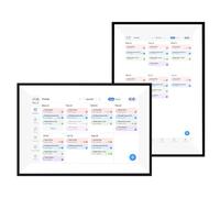 Yanmis 10.1in Smart Digital Calendar & Chore Chart, Smart Touchscreen Interactive Display, WiFi Wall Planner for Family Schedules and Cloud Photo