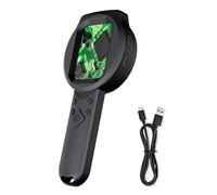 Yanmis 1000X Magnifying Glass, Handheld Microscope with 2.8in HD IPS Screen 15 LED Lights Digital Magnifier for Reading, Inspection, Jewelry, Exploring, 12 Languages