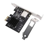 Yanmis 10G PCIe Network Card, PCIe to 10 Gigabit Ethernet Adapter Diskless PXE Desktop Server Support RTL8127AT Controller, for for Wins 10/11, Server, for Linux