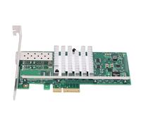 Yanmis 10GB PCI E X4 Network Card Adapter, Single SFP+ Port Ethernet Card with 82599EN Controller, Support for Windows Server VMware ESXi