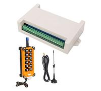 Yanmis 12 Button4Remote Control Encoder, 12 Channel Wireless Controller Relay Kit with Rolling Code and Multiple Modes, for Industrial Control Applications (DC24V)