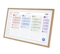 Yanmis 15.6 Inch Digital Calendar, No Subscription Fees, Interactive Chore Reward, 32GB Photo Frame, Wall Desk Mount for Busy Families, Gifts for Women, Mom (UK Plug 100-240V/GB Plug)