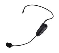 Yanmis 2.4G UHF Wireless Headset Microphone, 160ft Stable Connection, Head Mounted Handheld Dual Use Microphone, Wireless Headset Mics for Teaching Fitness Speech Yoga Live (1-to-1)