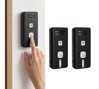 Yanmis 2 Way Intercom for Home, Wireless Intercom System Portable, 500m Long Range, Push to Talk, 5 Volume Control, for Home Office (Black)
