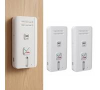 Yanmis 2 Way Intercom for Home, Wireless Intercom System Portable, 500m Long Range, Push to Talk, 5 Volume Control, for Home Office (White)
