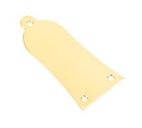 Yanmis 3 Holes Truss Rod Cover Metal Guitar Replacement for Electric Guitar and Bass Sturdy Durable Iron 5.8cm X 2.6cm (Gold)