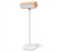Yanmis 360 Degree Rotation Wall Sconce Rechargeable Dimmable Touch Control Magnetic Wood Desk Lamp 3000K Warm Light for Bedroom Living Room