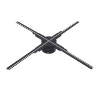 Yanmis 3D Hologram Fan, 17.7in 530 HD LED 2000x1060 Resolution, WiFi APP Control, Free Vast Updated 3D Video Library, Picture Fan Spinner for Store Advertising Events (British regulations)