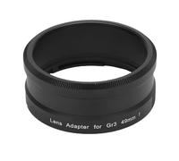 Yanmis 49MM Lens Filter Adapter, for RICOH GR3 GA1 Conversion Lens Replacement Original Adapter Ring No Wobble for 49MM Thread Filters Hoods Caps