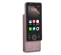 Yanmis 4G Slide Phone for Seniors, Dual SIM 3.0 Inch Touch Screen Mobile Phone with WiFi Bluetooth 2000mAh Battery Support for Android 8.1 (Gold)