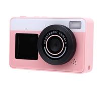 Yanmis 4K Digital Camera, 48MP 18X Zoom Vlogging Camera with Dual Screens, 3 Meter IP68 Water Proof Compact Video Cameras for Teens Beginners (Pink)