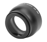 Yanmis 52mm 2X Telephoto Lens, 2X Magnification HD Teleconverter Lens Lightweight Aluminum Alloy for 52mm Len Thread Mount Camera Double Your Zoom
