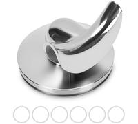 Yanmis 54mm Portafilter Spout, 304 Stainless Steel Bottomless Spout with O Rings, Espresso Machine Replacement Parts (Double Spout)