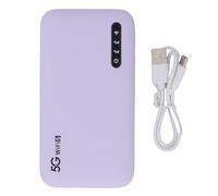 Yanmis 5G Mobile Hotspot, Portable Wi Fi Hotspot Router for Travel, Wi Fi 6 Ultra High Speed Wireless Networking Device, Nano SIM Card Slot, 16 Connected Devices, Purple