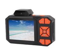 Yanmis 5K 70MP Digital Camera with Flash, 18x Zoom Auto Focus 2.88 Inch Screen, HD Camera for Travel Life Recording, Timer Photo, Auto Focus, Filters (Orange)