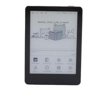 Yanmis 6 Inch Touchscreen Electronic Book Reader, 4GB LPDDR3 64GB EMMC 300PPI WiFi E Reader with Reading Light, ABS Material, 11 System, 1072x1448 Resolution, Fanless Design (Black)