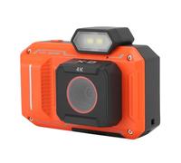 Yanmis 65MP 4K Digital Camera, Digtal Zoom Camera with LED Flash 2.88 Inch HD Screen, Autofocus Camera for Photography Travel, Burst Mode for High Speed Recording (Orange)