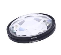 Yanmis 67mm Kaleidoscope Prism Special Effects Filter, Multi Layer Coated Optical Glass Lens Compatibility with 62mm to 67mm Camera Lenses Transformative Visuals