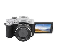 Yanmis 6K Digital Camera, 84MP 18x Zoom WiFi Instant Sharing Vlogging Cameras for Photography 3" 180° Flip Screen Compact Cameras for Travel Live Streaming (Black)