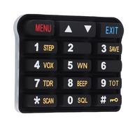 Yanmis 8PCS Number Keyboard Replacement for UV9R Plus 2 Way Radio, Silicone Numeric Keypad with Tactile Responsiveness, for Intercom Devices