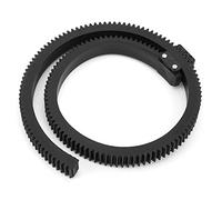 Yanmis Adjustable Follow Focus Len Gear Belt for HDV Camera, Compact Easy-to-Carry Design, Black, for 46-92mm Lens