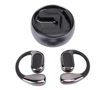 Yanmis AI Translation Earphones Bluetooth 5.4 Real Time Voice Translator Earbuds with Active Noise Cancelling, Smart Language Translator Device for Travel Business, Long Battery Life (Black)