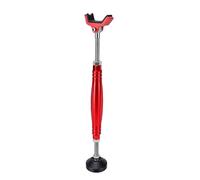 Yanmis Aluminum Alloy Motorcycle Maintenance Stand with Brake Holder, Adjustable 9.65-15.75in for Chain Cleaning & Lubrication, Supports Up to 440.92Lbs, Red Visual Safety Design