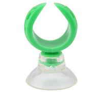 Yanmis Aquarium Airline Tube Holders Leaf-Shaped Design, Premium Plastic Suction Cup Clips, Perfect for and Saltwater Fish Tank, Fits Tubes 15-24mm (Green inner diameter 17.6mm)