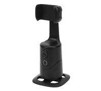 Yanmis Auto Face Tracking Phone Holder, 360° Rotation AI Tracking Phone Camera Mount with Control and Remote, No App Required, for Live Streaming Video Recording