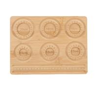 Yanmis Bead Board for Jewelry Making, DIY Wooden Bracelet Beading Board, Jewelry Making Supplies Bead Tray for Handcraft, with 15-20cm Scale