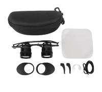 Yanmis Binocular Glasses, HD 10X Magnification Wearable Binoculars for Fishing Concert Events, Opera Glasses Folding Eyeglasses