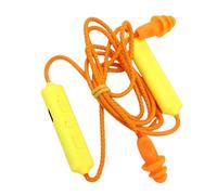 Yanmis Bluetooth Earplug Headphone, 29dB Noise Reduction Neckband Earbuds with Bluetooth 5.3 and IPX5, for Industrial Workout Running Sports (Yellow)