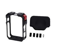 Yanmis Camera Cage for Osmo 360, Aluminum Case Quick Release Safty Lock Protective Frame with Multiple Expansion Mount Lens Cap (Black)