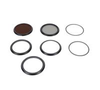Yanmis Camera Filters Kit, Magnetic CPL ND8 Macro Starlight Diffusion Filters, with Precise Alignment for LX10 G7X3 G7X2 ZV1 RX100 GRVI GR3 GR2
