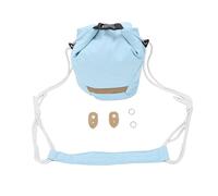 Yanmis Camera Sling Bag, Water Proof Anti Shock Polyester Velvet Pouch for Mirrorless Cameras, with Adjustable Shoulder Strap for Mirrorless Digital Camera Street Photography (Blue)