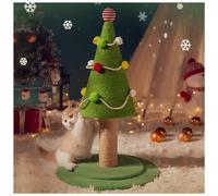 Yanmis Cat Tree, Scratching Post Christmas Tree Tower, Sisal Scratcher Post for Indoor Cats (Medium: 30 X 47cm / 11.8 X 18.5in)