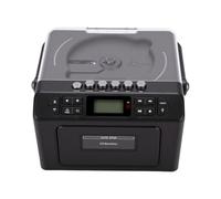 Yanmis CD & Cassette Player Combo Portable AM FM Radio | Sleep Timer Bluetooth CD Player with Remote Control Dual Speaker Stereo, USB, Digital Selection, for Home