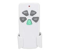 Yanmis Ceiling Fan Remote Control, 303.9MHz with Wall Mount Holder for 3 Speed Fan and Light Dimmer Replacement for 2AZPFAN53T, FAN53TW, FAN35T, 2AAZPFAN53T