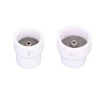 Yanmis Ceramic TIG Welding Cup 12# 14# for WP-9/17/18/20/25/26 Torch | Ceramic Welding Nozzle Cup, Heat-Resistant Alumina Ceramic, with Plastic Storage Box, for WP-9/17/18/20/25/26 Series Torches
