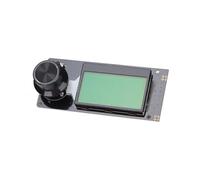 Yanmis Compact Mini 12864 LCD Display Module for Marlin DIY, Parameter Adjustable Screen Filler for Small-Scale 3D Printer Users (Black on Green)