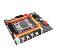 Yanmis Computer Motherboard, for LGA2011 0 Socket for E5 V1 V2, for I7 3th 4th Gen, DDR3 ECC SDRAM, 6xUSB 2.0, 3xSATA 2.0, 4 DDR3 Ram Slot M.2 Interface Gaming Motherboard